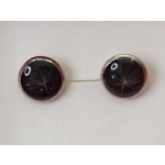 Kolczyki  żywicy epoksydowej z dmuchawcami